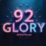 92 Glory APKVPN.net logo with fireworks