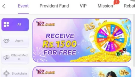 bonuses and rewards offered by K2 Game and also featuring the missions and VIP modes.