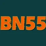 BN55 Game official logo with bold orange text on a dark background.