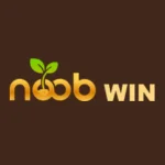 Official Noob Win Game logo with a green plant sprouting from the "o" in "noob."