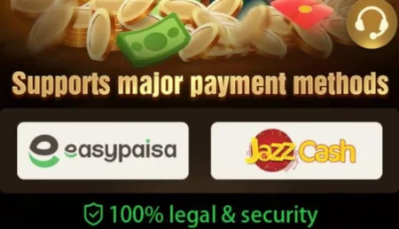 Payment options like EasyPaisa and JazzCash, which are supported by Dua66 Game.